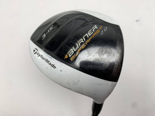 TaylorMade Burner Superfast 2.0 3 Fairway Wood 15* Ozik XCON-4.8 Senior RH +1'', 1 of 12