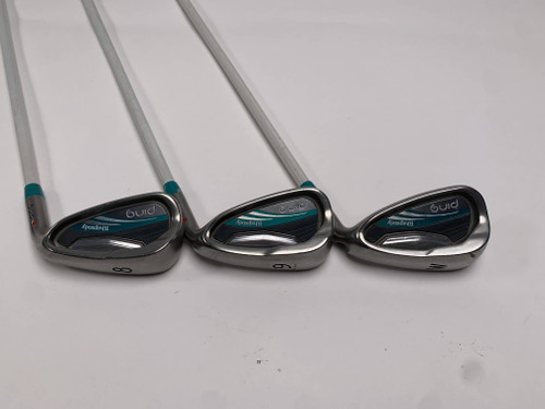 Ping Rhapsody 2015 Iron Set 8-PW Red Dot 1* Flat ULT220 Lite Ladies Graphite RH, 1 of 12
