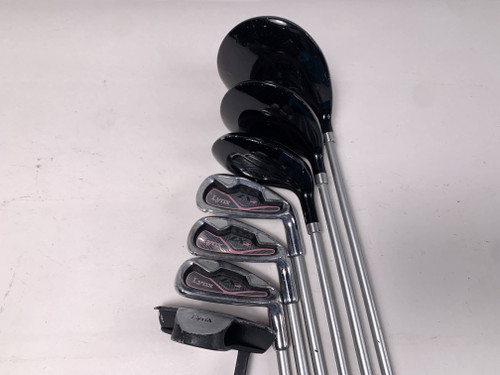 Lynx LX Jr. Club Set Driver 3W 3H 7 9 SW Putter LX Jr. Youth Graphite Junior RH, 1 of 12