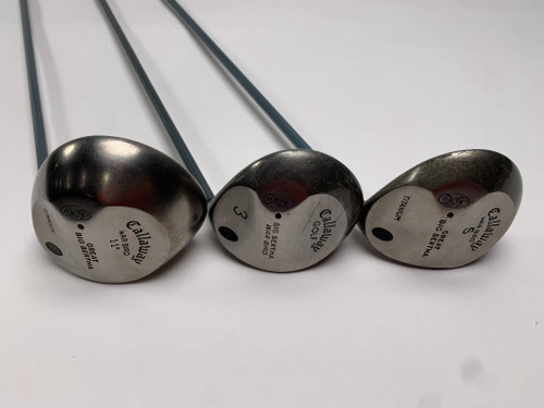 Callaway Original Great Big Bertha Wood Set Driver 3 5 | 11* 15* 18* Ladies RH, 1 of 12
