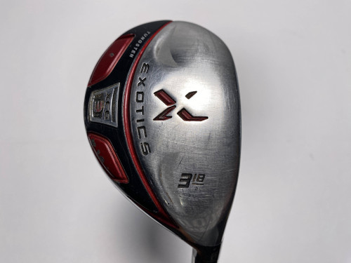 Tour Edge Exotics XCG3 3 Hybrid 18* Fujikura Motore Exotics 80g Stiff RH, 1 of 12