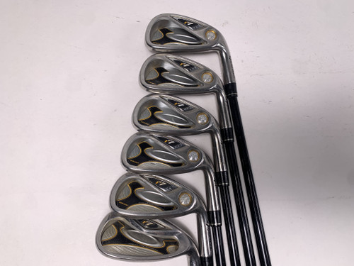 TaylorMade R7 Draw Iron Set 6-PW+SW REAX 55g Senior Graphite Mens RH, 1 of 12