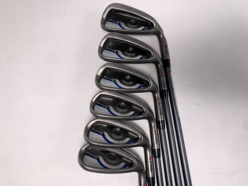 Ping Gmax Iron Set 7-PW+GW+SW Red Dot 1* Flat CFS Soft Regular Senior RH, 1 of 12