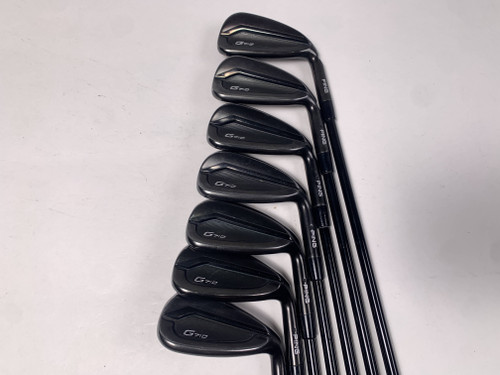 Ping G710 Iron Set 5-PW+GW Black Dot Accra iSeries 50i Regular Graphite Mens RH, 1 of 12