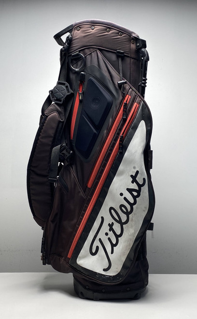 Titleist Hybrid 5 Stand Bag Black/Red/White 5-Way Divide Dual Strap Golf Bag, 1 of 12