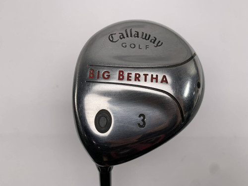Callaway Big Bertha 2004 3 Fairway Wood 15* RCH 75w Firm Graphite Mens LH, 1 of 12