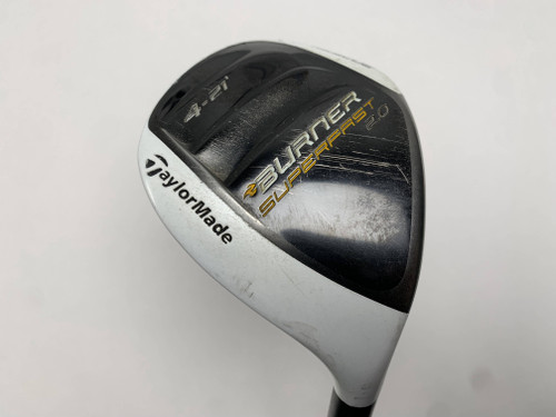 TaylorMade Burner Superfast 2.0 4 Hybrid 21* REAX 60g Regular Graphite Mens RH, 1 of 12