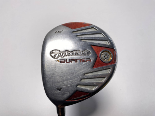 TaylorMade Burner Steel 2007 3 Fairway Wood 15* REAX SuperFast 50g Stiff LH, 1 of 12