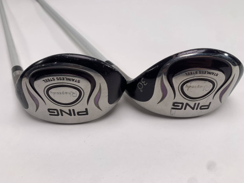 Ping Rhapsody 5 & 6 Hybrid Set 26* 30* ULT 129 Ultra Light Ladies Graphite RH, 1 of 12