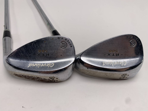 Cleveland 588 RTX 2.0 Tour Satin Wedge Set 54* 10 | 58* 10 DG Wedge Mens RH, 1 of 12
