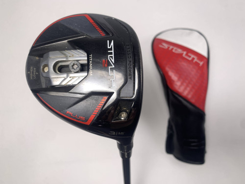 TaylorMade Stealth 2 Plus 3 Fairway Wood 15*  Kai'li Red 75g Stiff Mens RH HC, 1 of 12