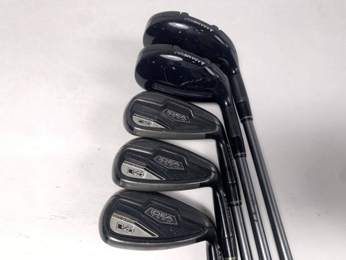 Adams Idea Tech V4 Forged Hyb Iron Set 5-PW Bassara 55x5ct 55g Sr RH No 7 iron, 1 of 12