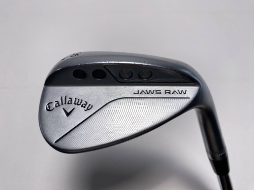 Callaway Jaws Raw Chrome Wedge 56* 12 Bounce W-Grind Spinner Steel Mens RH, 1 of 12