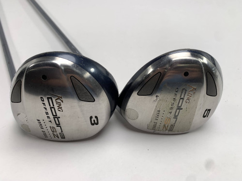 Cobra SZ Offset 3 & 5 Fairway Wood Set 15* 18* Aldila HM Tour 50g Ladies RH, 1 of 12