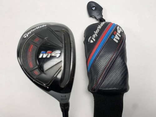 TaylorMade M4 4 Hybrid 22* Fujikura Atmos 6R Regular Graphite Mens RH HC, 1 of 12