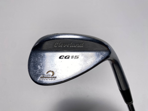 Cleveland CG15 Satin Chrome Wedge 54* 14 Bounce Traction Wedge Steel Mens RH, 1 of 12
