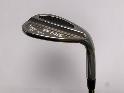 Ping Tour Lob Wedge LW 60* 8 Bounce Black Dot Wedge Steel Mens RH, 1 of 12