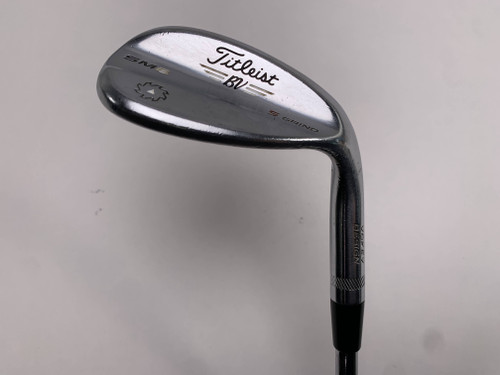 Titleist Vokey SM6 Tour Chrome Wedge 60* 10 Bounce S-Grind Wedge Steel Mens RH, 1 of 12