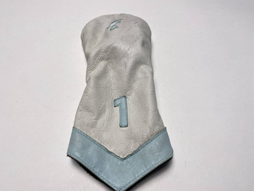 Links Kings Trophy Leather Driver Headcover White HC, 1 of 12