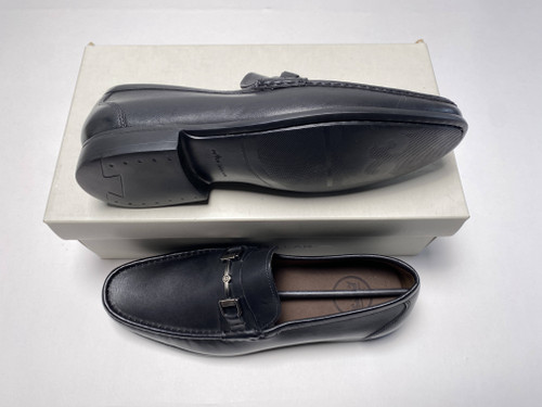 Peter Millar Hyperlight Leather Bit Loafer Shoes Black Men's SZ 9, 1 of 12