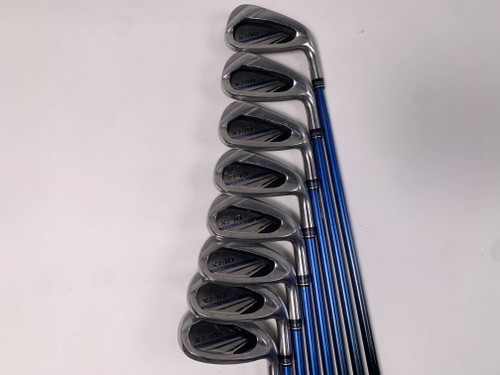 XXIO Eleven Iron Set 5-PW+AW+SW MP1100 Flex 4334 51g Stiff Graphite Mens RH, 1 of 12