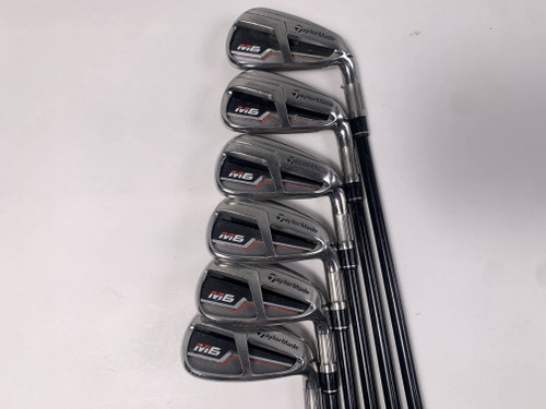 TaylorMade M6 Iron Set 5-PW Fujikura Atmos 6R Regular Graphite RH Midsize Grips, 1 of 12