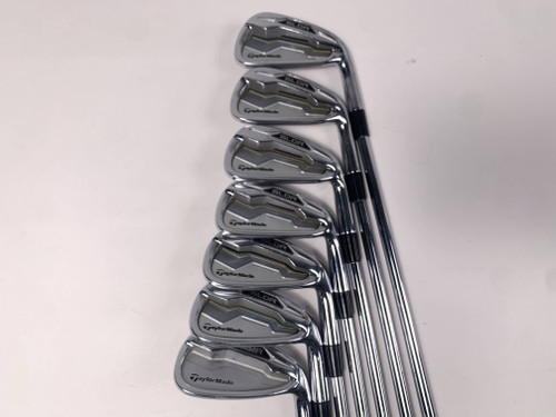 TaylorMade SLDR Iron Set 4-PW KBS Tour C-Taper 90g Stiff Steel RH Midsize Grips, 1 of 12