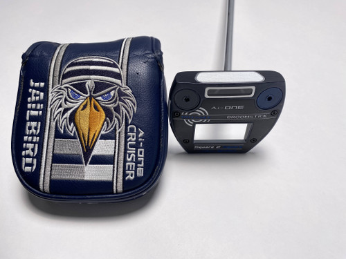 Odyssey Ai-One Square 2 Square Cruiser Jailbird Broomstick  46.5" Mens RH HC, 1 of 12