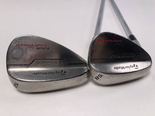 TaylorMade Tour Preferred Bounce 2014 Wedge Set 52* 9| 58* 10 KBS Tour-V Mens LH, 1 of 12