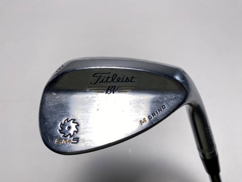 Titleist Vokey SM5 Tour Chrome Wedge 58* 8 Bounce M-Grind Wedge Steel Mens RH, 1 of 12