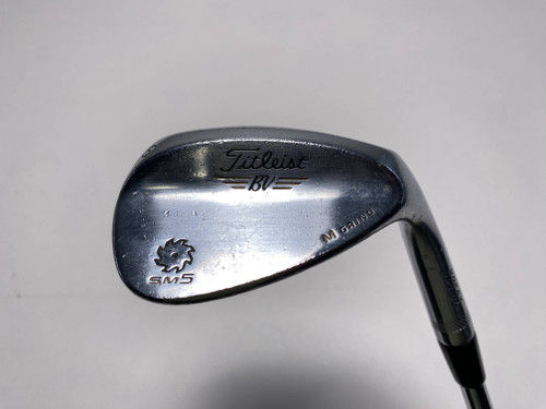 Titleist Vokey SM5 Tour Chrome Wedge 56* 10 Bounce M-Grind Wedge Steel Mens RH, 1 of 12