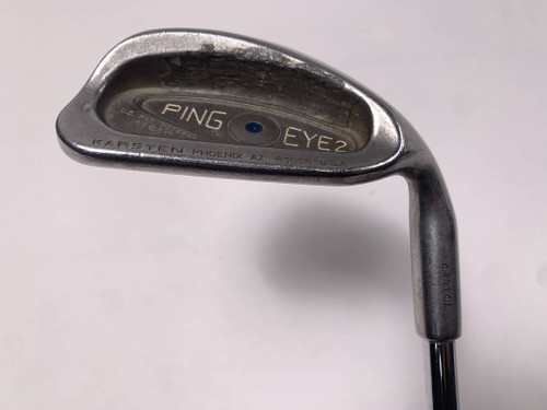 Ping Eye 2 Pitching Wedge PW Blue Dot 1* Up Karsten ZZ-Lite Stiff Steel Mens RH, 1 of 12