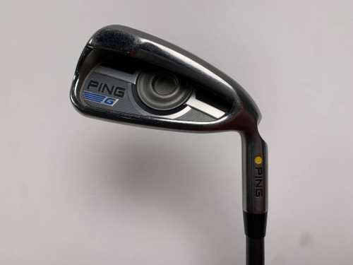 Ping G 2016 Single 6 Iron Yellow Dot 1.5* Up CFS 70g Regular Graphite Mens RH, 1 of 12