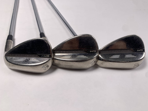 Titleist Vokey SM8 Brushed Steel Wedge Set 50* 8 | 54* 12 | 58* 8 Wedge RH, 1 of 12