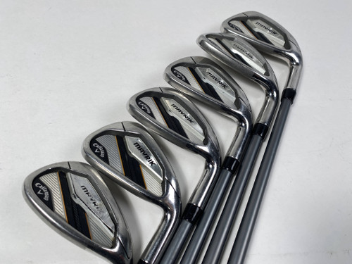 Callaway Mavrik Iron Set 5-PW Project X Catalyst 5.5 65g Regular Graphite RH, 1 of 12