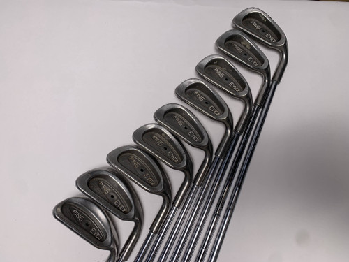 Ping Eye 2 + Iron Set 4-PW+SW+LW Black Dot Stiff Steel Mens RH, 1 of 12