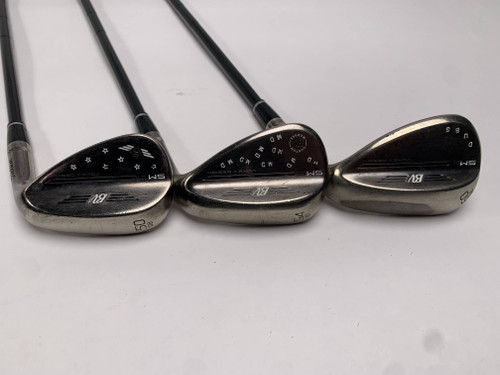 Titleist Vokey SM9 Brushed Steel Custom Wedge Set 50*8 | 54*10 | 60*8 S400 RH, 1 of 12