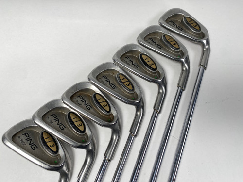 Ping i3 Oversize Iron Set 4-PW Green Dot 2* Up Cushin JZ Regular Steel Mens RH, 1 of 12