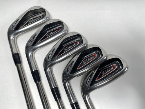 Titleist 716 AP1 Iron Set 5-9 UST Mamiya Recoil F3 65g Regular Graphite Mens LH, 1 of 12