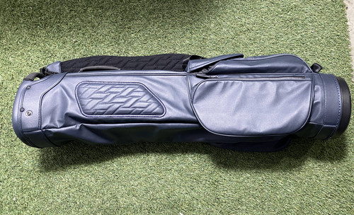 Callaway Leather Sunday Carry Bag Navy 3-Way Divide Single Strap Golf Bag, 1 of 12