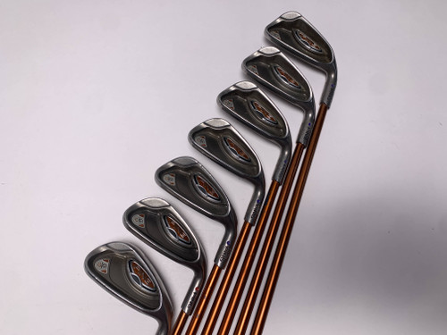 Ping G10 Iron Set 5-PW+UW Purple Red Dot TFC 129 I Regular Graphite Mens RH, 1 of 12