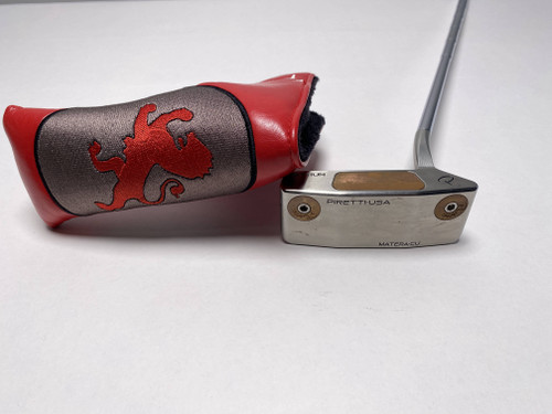 Piretti Matera CU 1st Run Putter 34" Copper Insert Mens RH HC, 1 of 12