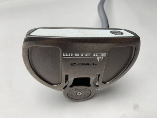 Odyssey White Ice 2-Ball Putter 33" SuperStroke Flatso 1.0 Mens RH, 1 of 12