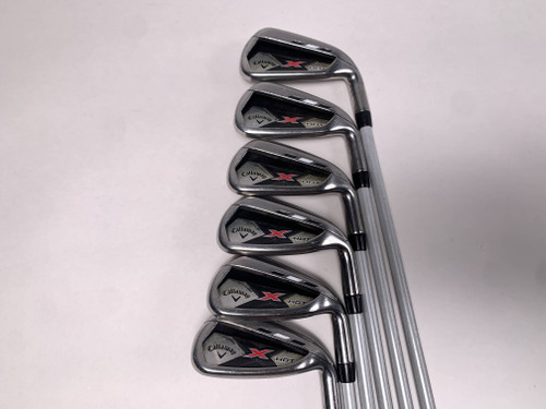 Callaway X Hot 2013 Iron Set 5-PW 75g Regular Graphite Mens RH, 1 of 12