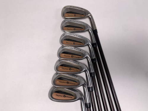 TaylorMade Firesole Iron Set 3-PW+SW Bubble Regular Graphite RH NO 4 or 9 IRONS, 1 of 12