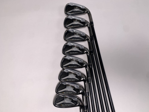 TaylorMade Burner 2009 Iron Set 3-PW Burner 65g Regular Graphite Mens RH +1", 1 of 12
