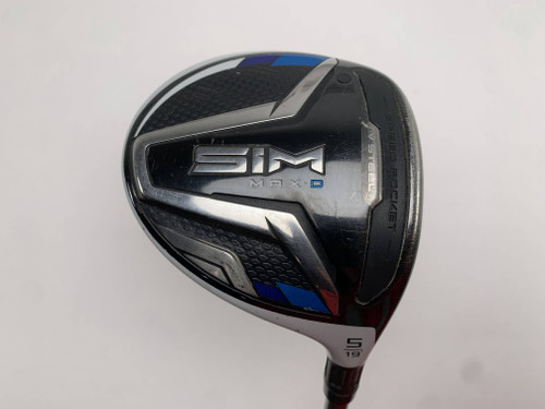 TaylorMade SIM MAX-D 5 Fairway Wood 19* UST Mamiya Helium 5F3 Regular Mens RH, 1 of 12