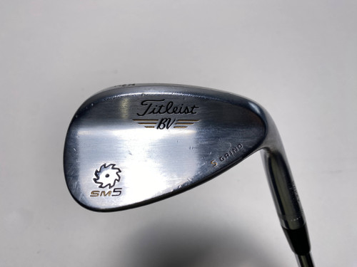Titleist Vokey SM5 Tour Chrome Wedge 56* 10 Bounce Wedge Steel Mens RH, 1 of 12