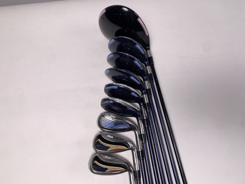 Adams Idea Womens 2014 Club Set Driver 3W-7W 5H 6H 7-9+SW Ladies Womens RH, 1 of 12