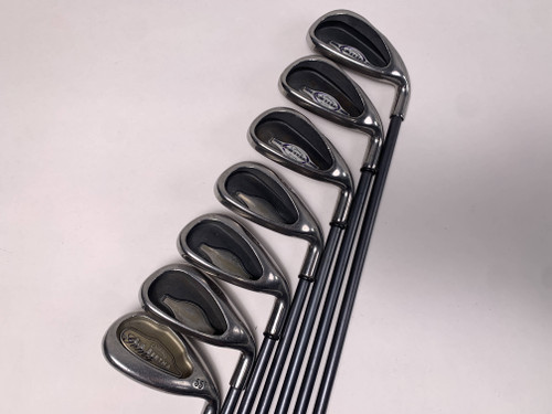 Callaway Big Bertha 2002 Iron Set 5-10+SW RCH 65i 65g Ladies Graphite Womens RH, 1 of 12